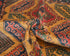 6x8 Orange Blue Ersari Afghan Hand Knotted Veg Dye Wool Area Rug